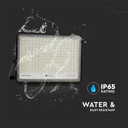 Projetor Solar LED 2600lm, Controlo Remoto, Temperatura de Cor 6400K