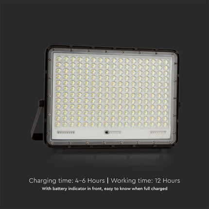 Projetor Solar LED 2600lm, Controlo Remoto, Temperatura de Cor 6400K