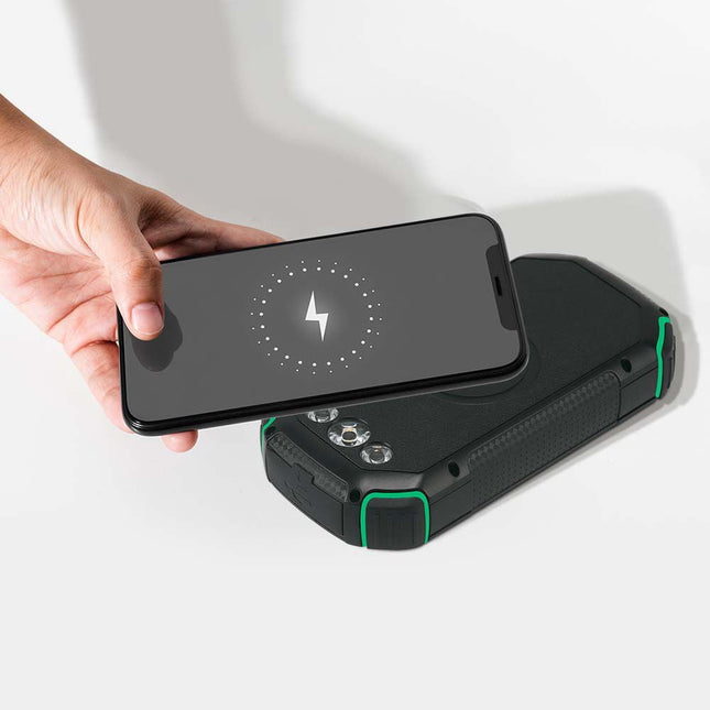 Power bank portátil, carregamento sem fios, painel solar, 30.000mAh, V-Tac
