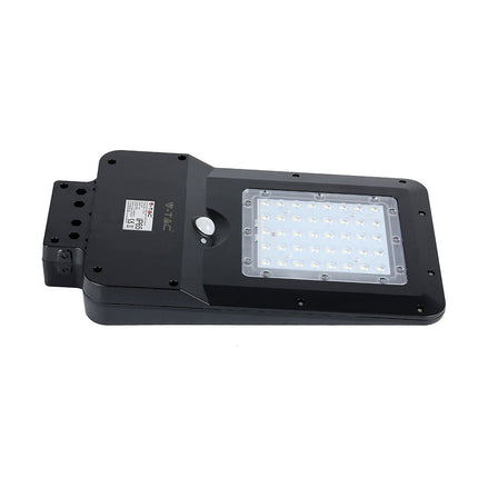 Candeeiro de rua LED solar de 1600lm, sensor de movimento, 6000K