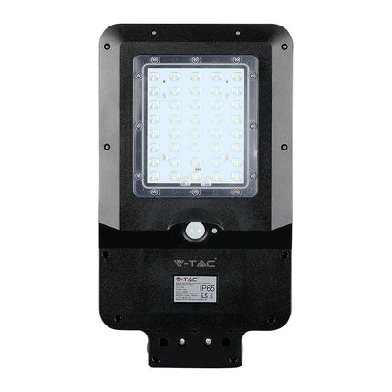 Candeeiro de rua LED solar de 1600lm, sensor de movimento, 6000K