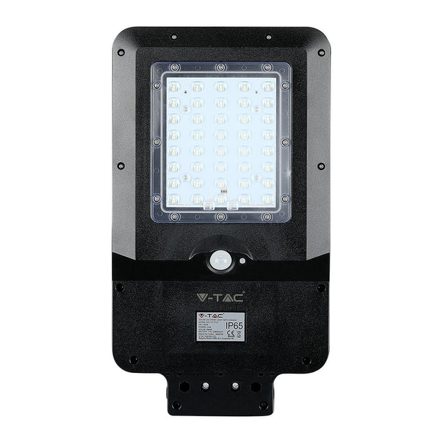 Candeeiro de rua LED solar de 1600lm, sensor de movimento, 6000K