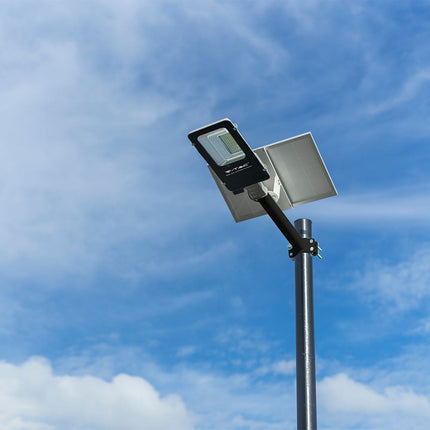 Candeeiro de rua solar LED 4000 lm, 6000 K