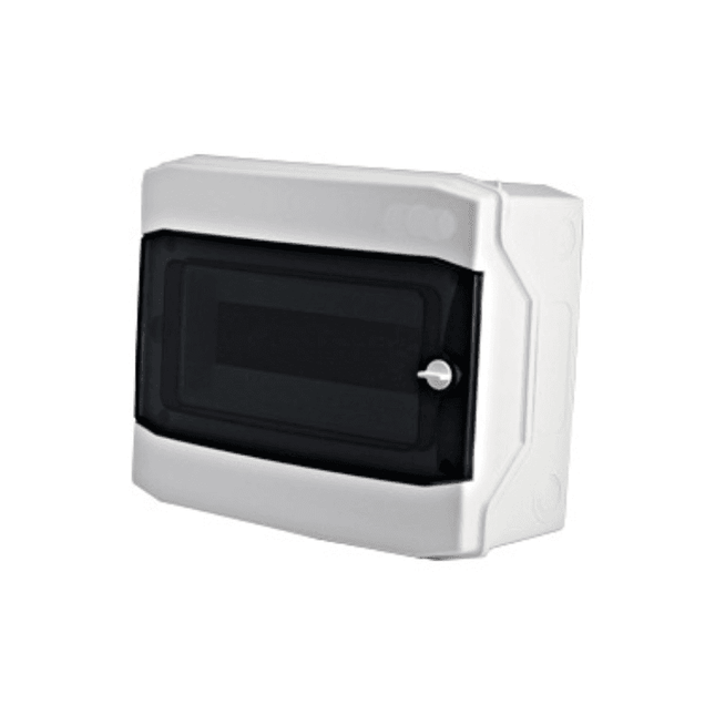 Painel de fusíveis para exterior, IP65, fila única, 12U, Schrack