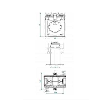 Bobina de Transformador de Corrente ECT-IM3 400A/5A, EASTRON