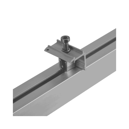 Braçadeira de fixação de 30 mm para painéis solares, para perfil tipo H