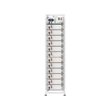 Bateria de LiFePO4 de alta tensão, 61,44 kWh, FLH48100UG2, Felicity Solar