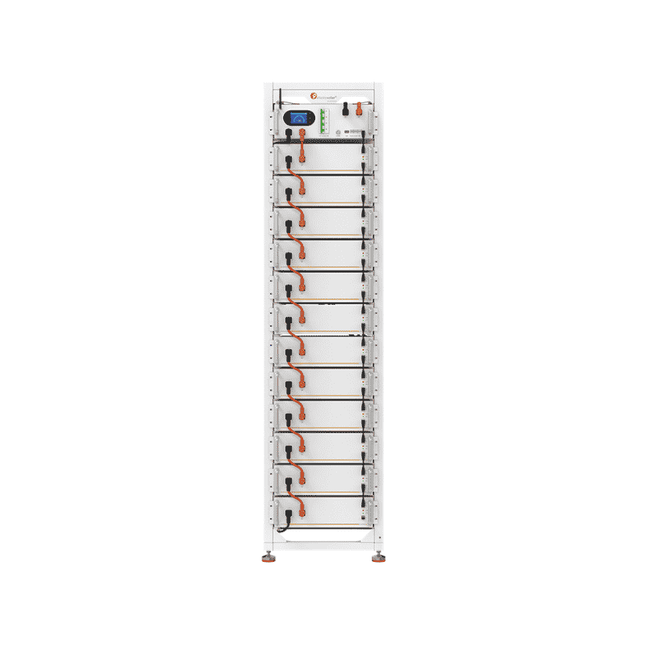 Bateria de LiFePO4 de alta tensão, 61,44 kWh, FLH48100UG2, Felicity Solar