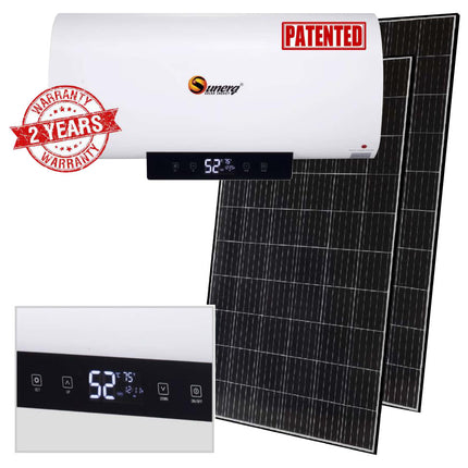 Sistema de aquecimento de água solar FROG de 72 litros
