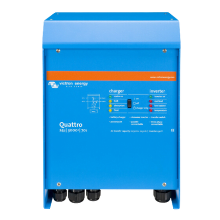 Inversor Victron Energy Quattro 24/3000/70-50/50 24V 3000W