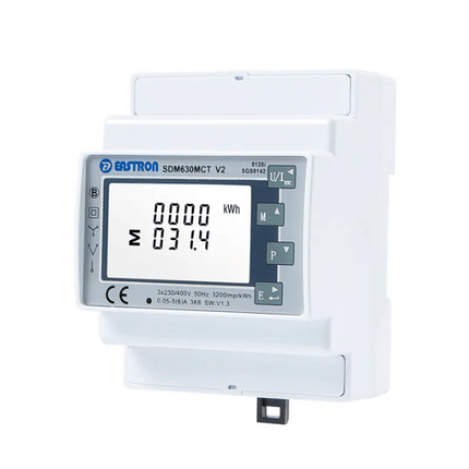 Medidor Inteligente Trifásico DEYE SDM630MCT com Modbus, EASTRON