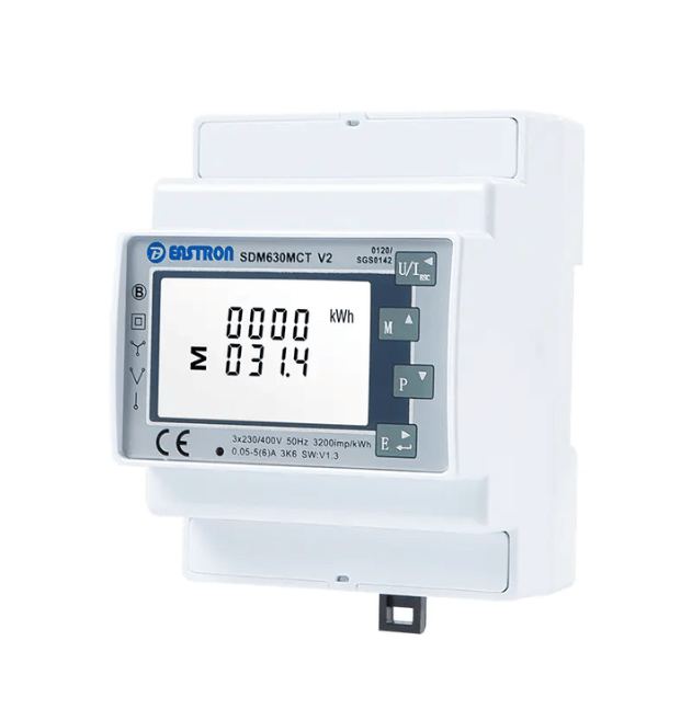 Medidor Inteligente Trifásico DEYE SDM630MCT com Modbus, EASTRON