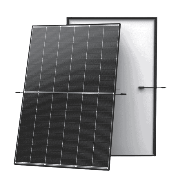 Painel fotovoltaico de 455W N-Type I-TOPCon, moldura preta, Trina Solar