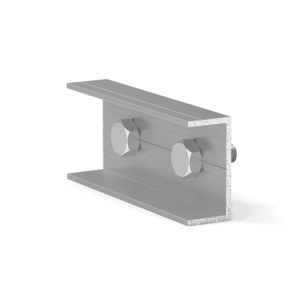 Conjunto de conectores de carril para perfil H