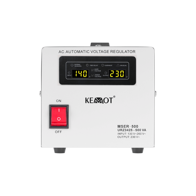 Estabilizador Automático de Voltagem Servomotor 500VA, KEMOT