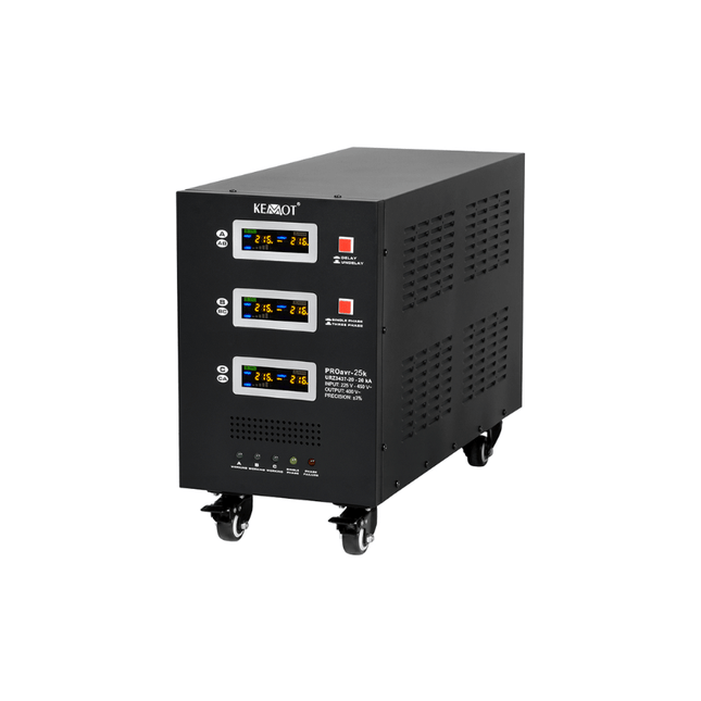 Estabilizador de Voltagem Automático com Servo Motor 25 kVA, KEMOT