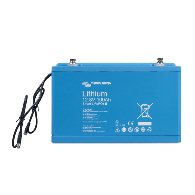 Bateria de iões de lítio Victron Smart 12.8V 100Ah LiFePo4