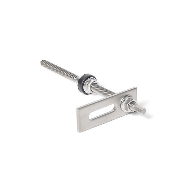 Parafuso de ancoragem para telhado de chapa M10x200, compatível com K2 Solidrail, perfil H