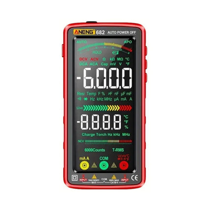 Multímetro Digital 682, Deteção Automática, ANENG