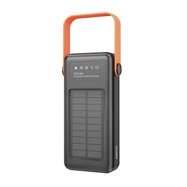 Bateria externa de 30.000mAh com painel solar fotovoltaico, BoroFone
