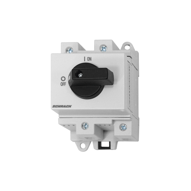 Seccionador DC bipolar, 32A, 700V DC, Schrack