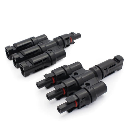 Conetor MC4 Y Paralelo 3-em-1, 1000V, IP67