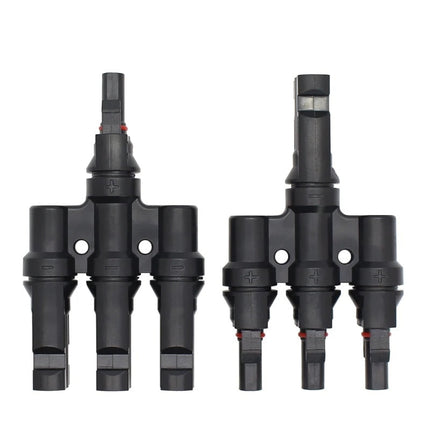 Conetor MC4 Y Paralelo 3-em-1, 1000V, IP67
