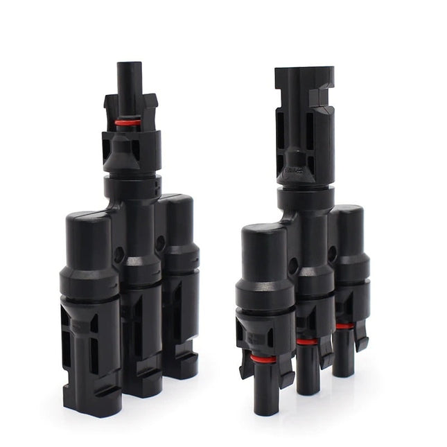 Conetor MC4 Y Paralelo 3-em-1, 1000V, IP67