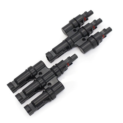 Conetor MC4 Y Paralelo 3-em-1, 1000V, IP67