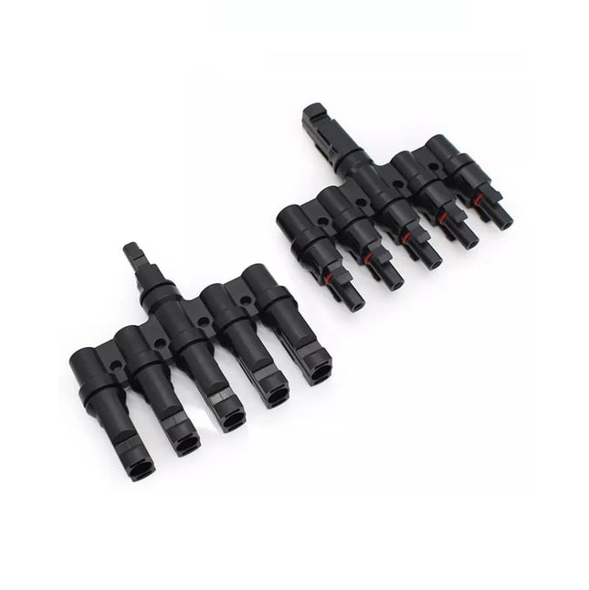 Conector Y paralelo 5 em 1 MC4, 1000V, IP67