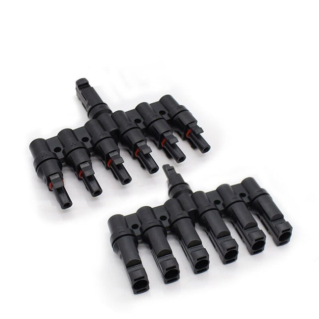 Conector MC4 Y Paralelo 6 em 1, 1000 V, IP67