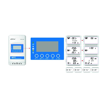 Controlador EPEVER XTRA4415N-XDS2 MPPT 12V/24V/48V 40A