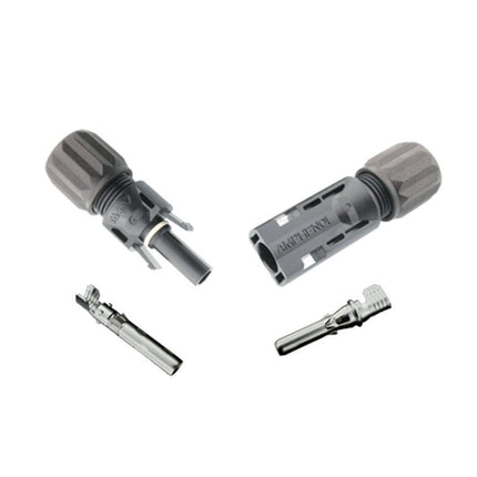 Par de conectores fotovoltaicos MC4, Amphenol H4 4–6 mm²