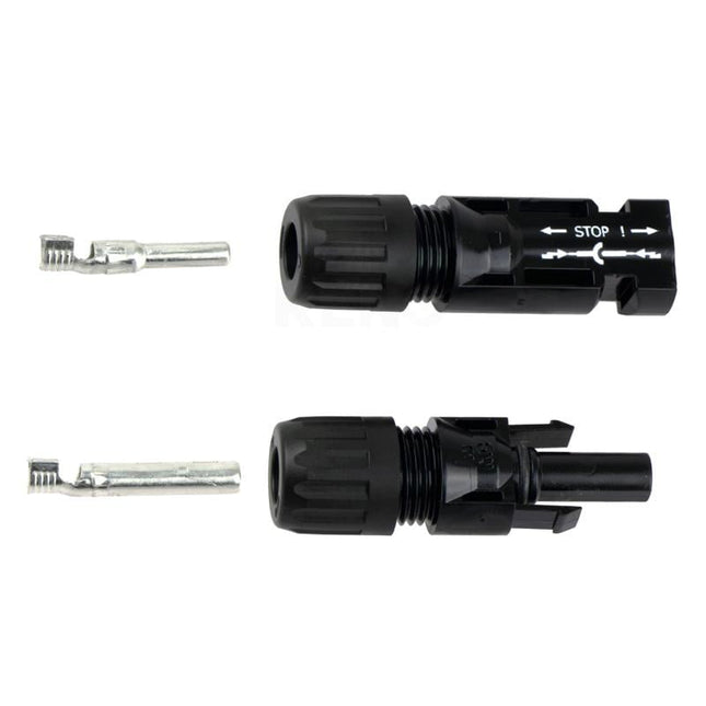 Par de conectores fotovoltaicos MC4 de 4–6 mm², 1500 V, Staubli